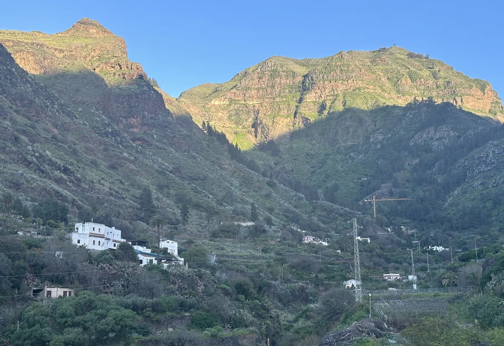 Berglandschaft in Agaete auf Gran Canaria